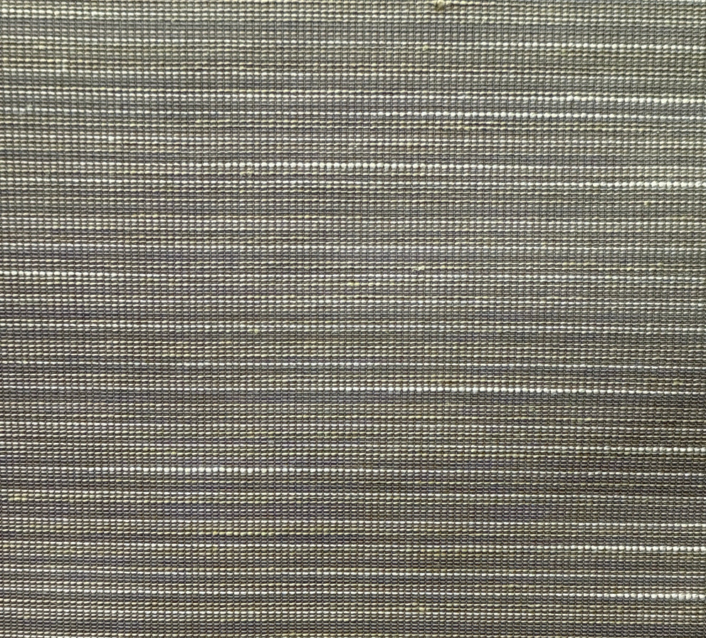 a textured polyester fabric with a metallic sheen, likely to be used as a slipcover or upholstery material.