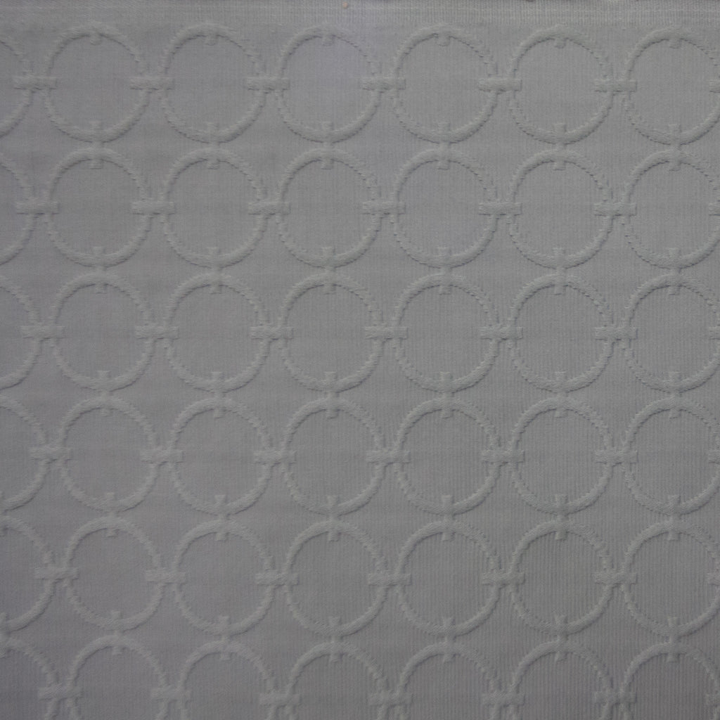 Dove Gray Round Matrix Fabric