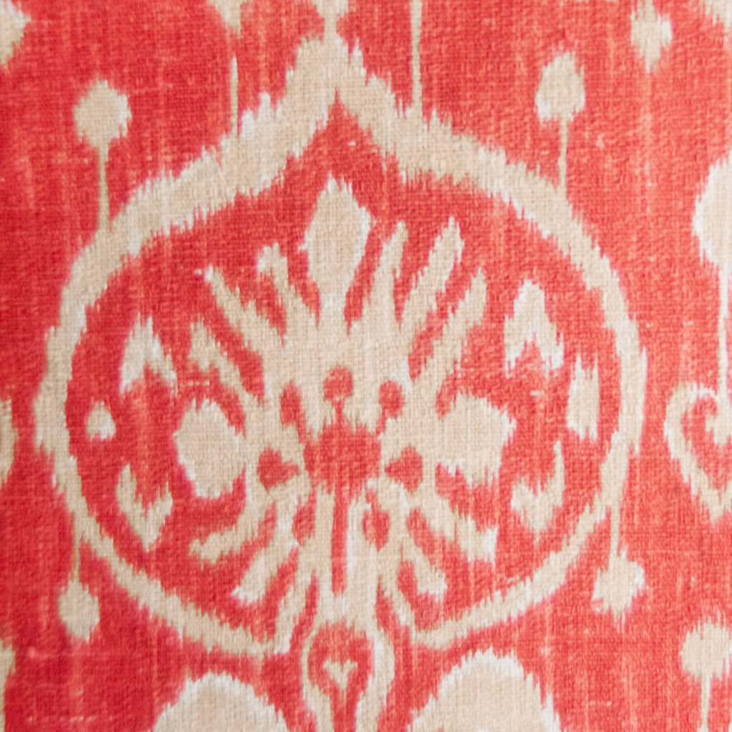 Red Ikat Fabric – Zarin Fabrics