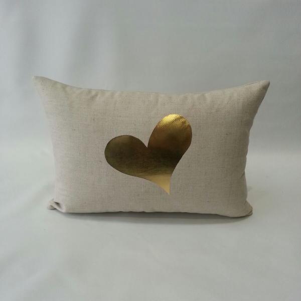 Heart Pillow Benefitting ITOG - Gold