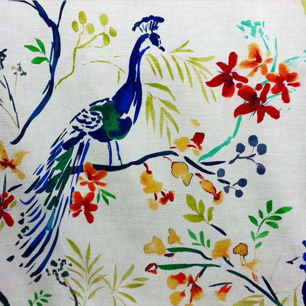 Tail Feather Peacock – Zarin Fabrics